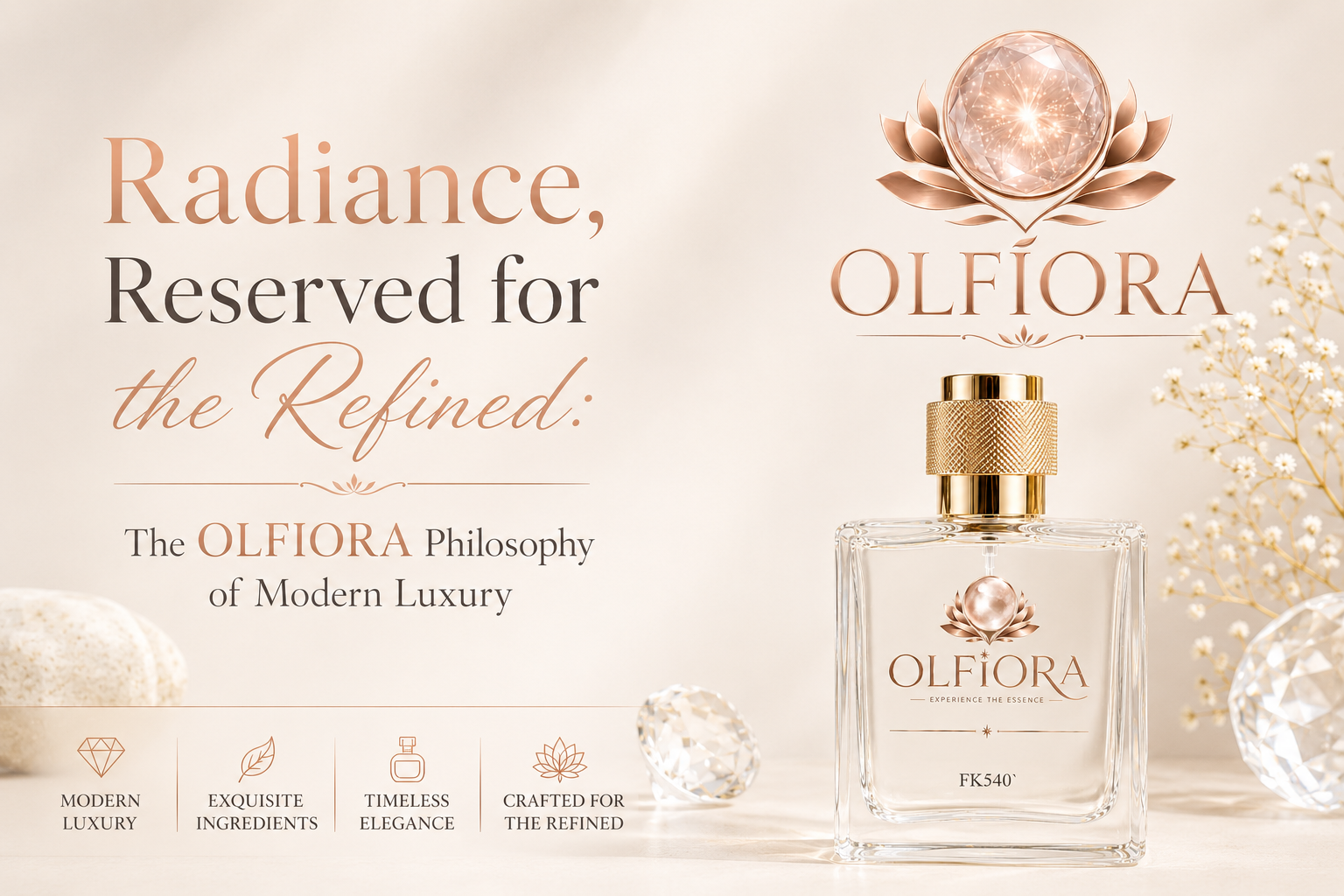 Radiance, Reserved for the Refined: The OLFIORA Philosophy of Modern Luxury